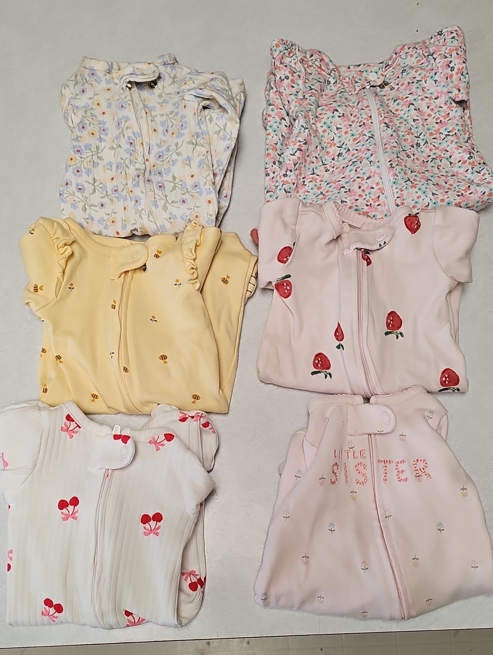 Preemie & Newborn Baby Onesie Bundle | 6 Pieces